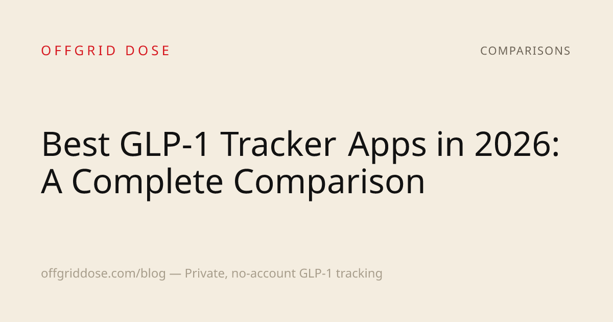 Best GLP-1 Tracker Apps in 2026: A Complete Comparison — OffGrid Dose